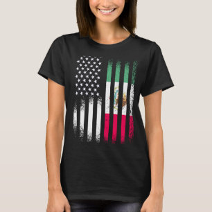 Mexicaans Amerikaans Patriot Grown Country Verenig T-shirt