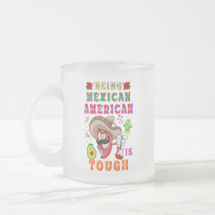 Mexicaans-Amerikaans zijn is moeilijk Matglas Koffiemok