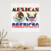 Mexicaans Amerikaanse Arenden Poster (Keuken)