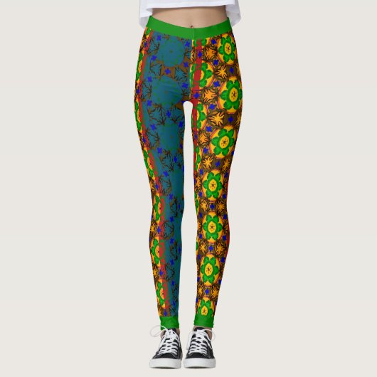 Mexicaans-Amerikaanse Fiesta 2 Leggings (Voorkant)