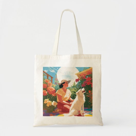 Mexicaans-Amerikaanse Garden Bliss Canvas tas (Voorkant)