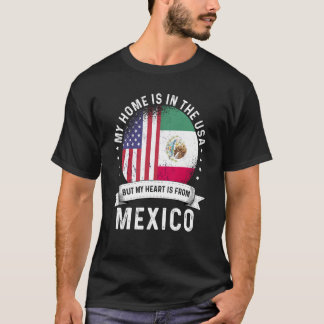 Mexicaans-Amerikaanse patriot Grown Proud Home VS- T-shirt
