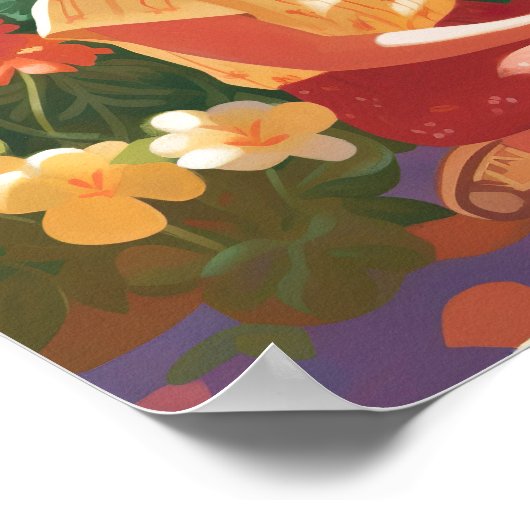 Mexicaans-Amerikaanse Tuin Bliss Print (Hoek)