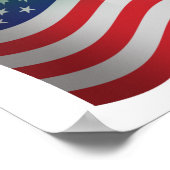 Mexicaans-Amerikaanse vlag-banner Poster (Hoek)