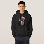 Mexicaans-Amerikaanse vlag Hoodie (Voorkant volledig)