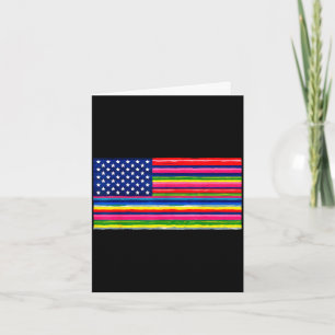 Mexicaans Amerikaanse vlag serape cinco de mayo vo Kaart