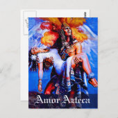 Mexicaans Aztec Legend Iztaccihuatl Popocatepetl Briefkaart (Voorkant / Achterkant)