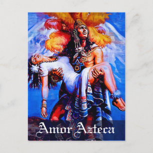 Mexicaans Aztec Legend Iztaccihuatl Popocatepetl Briefkaart