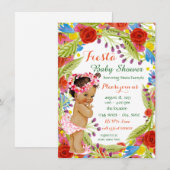 Mexicaans Baby Shower Feest Kaart (Voorkant / Achterkant)