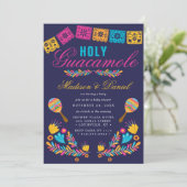 Mexicaans Baby shower Fiesta Floral Kaart (Staand voorkant)