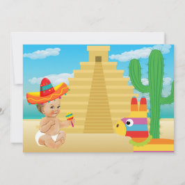 Mexicaans Baby shower met  Baby Kaart