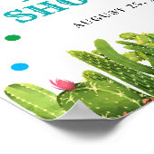 Mexicaans Baby shower Welkomstteken Taco Bout a Ba Poster (Hoek)