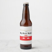 Mexicaans Bierlabel Rood Bier Etiket (Voorkant)