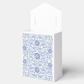 Mexicaans blauw Talavera Favor Box Bedankdoosjes (Geopend)
