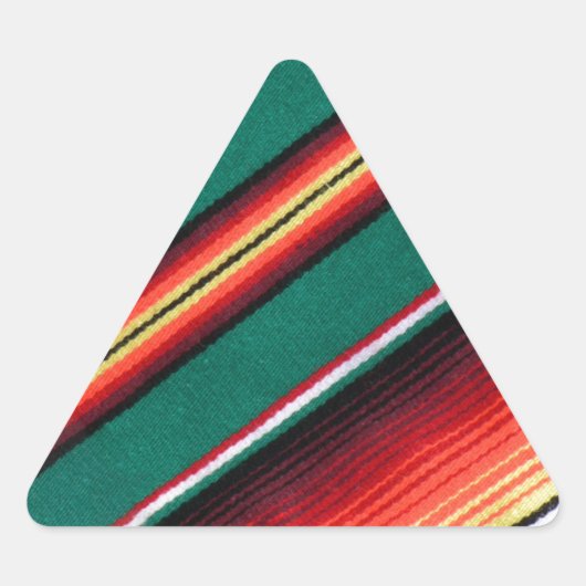 Mexicaans blik kleurrijk Stripe Southwestern Sticker (Voorkant)