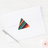 Mexicaans blik kleurrijk Stripe Southwestern Sticker (Envelop)