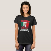 Mexicaans bloed loopt door mijn aderen Mexico land T-shirt (Voorkant volledig)