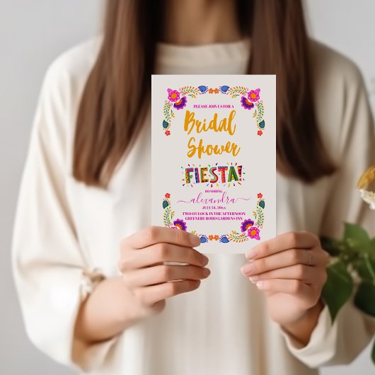 Mexicaans Bloemen Fiesta Vrijgezellenfeest Kaart