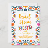 Mexicaans bloemig Vrijgezellenfeest Fiesta Flowers Kaart (Voorkant)