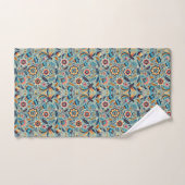 Mexicaans bloempatroon bad handdoek (Handdoek)