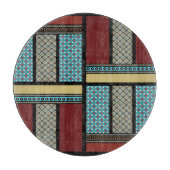 Mexicaans blokpatroon 1 snijplank (Voorkant)