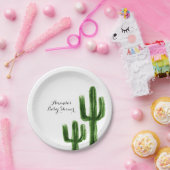Mexicaans Boho Cactus Paper Party Bord (Feest)