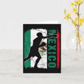 Mexicaans boksteam Mexico vlag bokshandschoenen Kaart (Gele Bloem)
