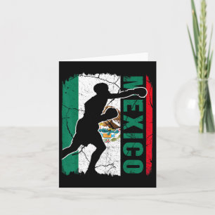Mexicaans boksteam Mexico vlag bokshandschoenen Kaart