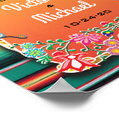 Mexicaans bord voor het verzamelen van weddenschap poster (Hoek)