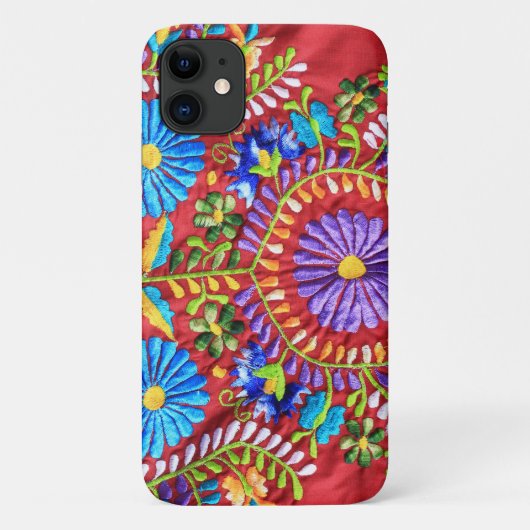 Mexicaans borduurontwerp Case-Mate iPhone case (Achterkant)