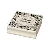 Mexicaans borduurwerk bloemenadres rubberstempel (Stempel)