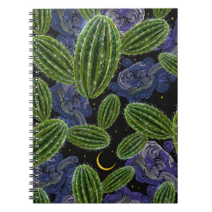 Mexicaans borduurwerk: Cactus Naadloos. Notitieboek