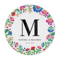 Mexicaans Borduurwerk Kleurrijk Geborduurd Trouwen