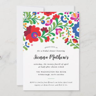 Mexicaans borduurwerk met bridal Shower