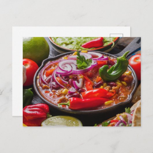 Mexicaans briefkaart (Voorkant / Achterkant)