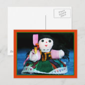 Mexicaans briefkaart van de doll (Voorkant / Achterkant)