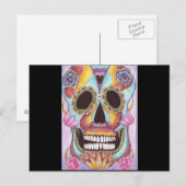 Mexicaans Briefkaart van de Suikerhuid (Voorkant / Achterkant)