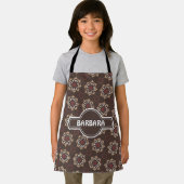 Mexicaans Bruin Roze Minimaal Patroon Schort (Insitu)