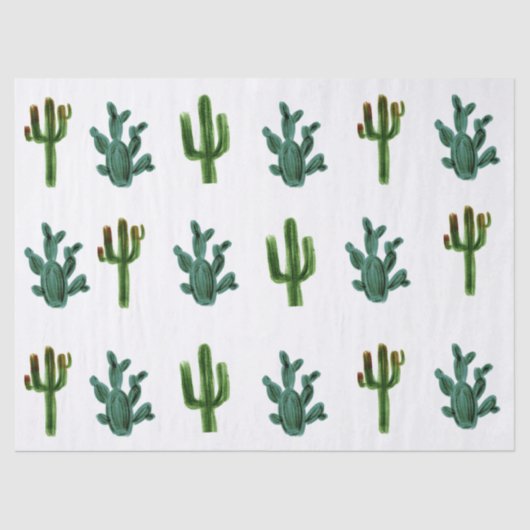 Mexicaans cactus - Tissue Paper Tissuepapier (Voorkant)