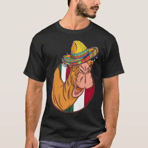 Mexicaans Camel Pet Sombrero Funny Camel Life Mexi T-shirt