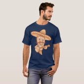 Mexicaans Chili Mariachi Guitar Musicus T-shirt (Voorkant volledig)