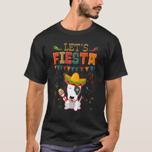 Mexicaans Cinco De Mayo Fiesta Laten we Fiesta Bul T-shirt