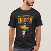 Mexicaans Cinco De Mayo Fiesta Let's Fiesta Boston T-shirt (Voorkant)