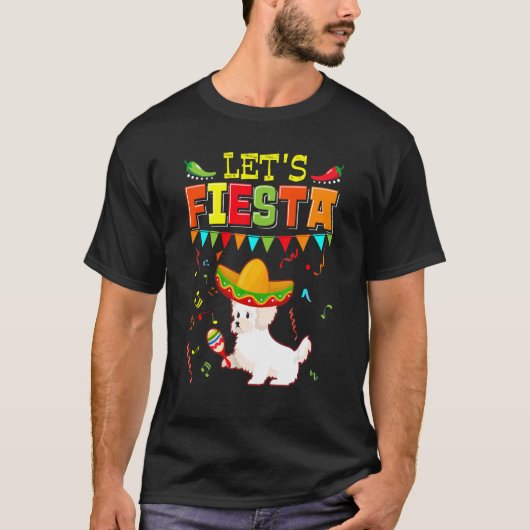 Mexicaans Cinco De Mayo Fiesta Let's Fiesta Cavach T-shirt (Voorkant)