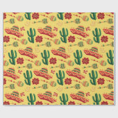 Mexicaans Cinco De Mayo-patroon Cadeaupapier (Vlak)