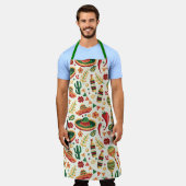 Mexicaans Cinco De Mayo Patroon  Schort (Gedragen)
