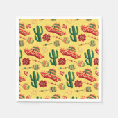 Mexicaans Cinco De Mayo-patroon Servet (Voorkant)