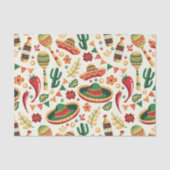 Mexicaans Cinco De Mayo-patroon  Tissuepapier (Voorkant)