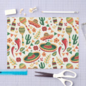 Mexicaans Cinco De Mayo-patroon  Tissuepapier (Craft)