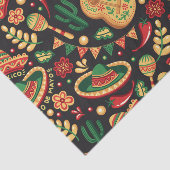 Mexicaans Cinco De Mayo-patroon Tissuepapier (Detail)